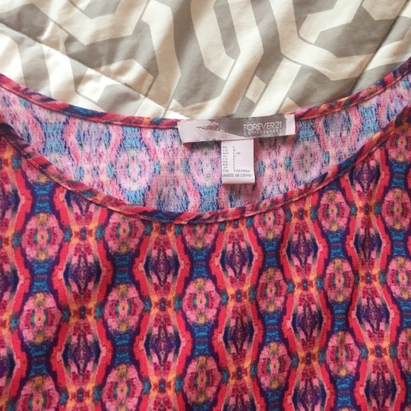 ⭐️SALE Patterned Multicolor Dress from Forever 21 - Picture 3 of 4